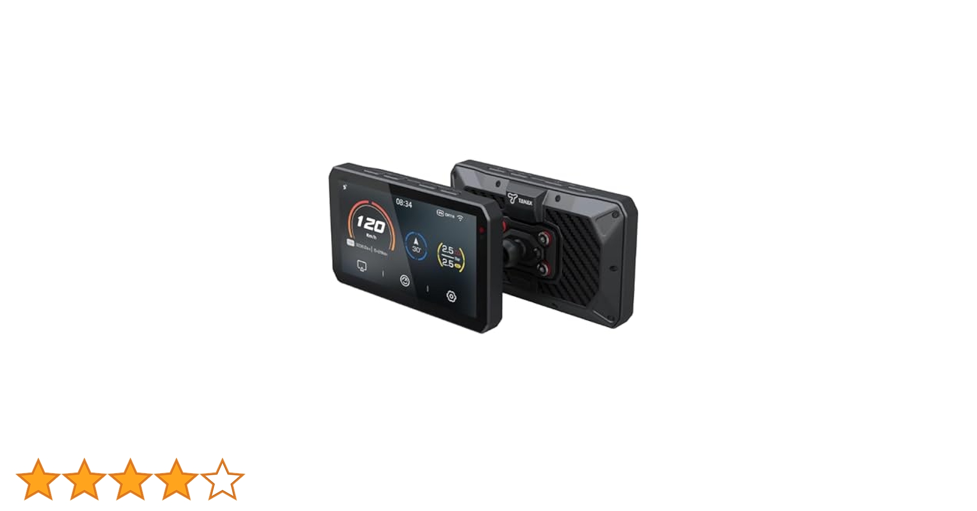 使用期間4か月　AKEEYO AIO-5 Play 　スマートライドモニター AIO-5 Play：バイクライフの革命。音楽やナビなどミラーリング